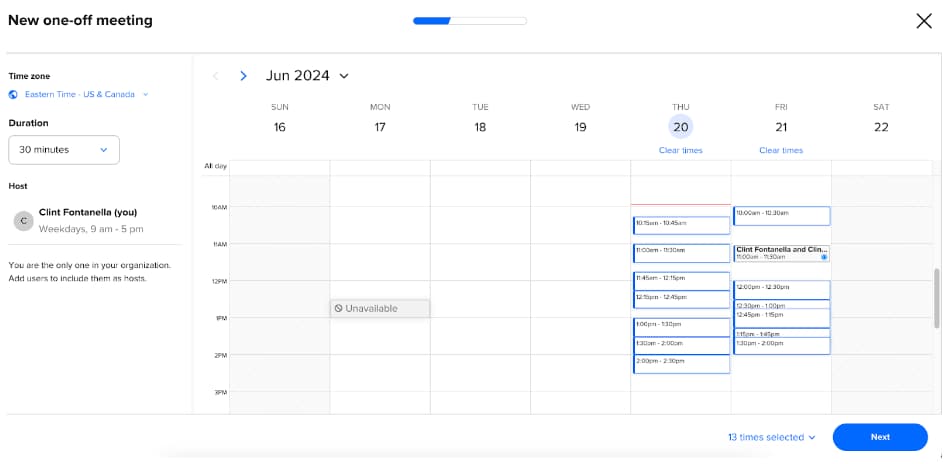 free scheduling software for small business - calendly